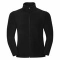 The Russell 8700M features a high-collar black zip-up fleece jacket showcased against a white background.