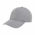 A plain gray baseball cap from adidas, featuring a curved brim and ventilation holes on top, identified by product name AD082.