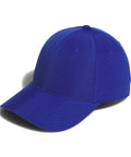 A royal blue Caps baseball cap with a curved brim and visible stitching is displayed on a white background.