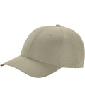 The Caps product is a plain khaki baseball cap featuring a curved brim and visible stitching, displayed against a white background.