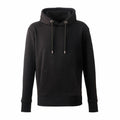 Anthem's AM001 is a black hooded sweatshirt featuring a front pocket and drawstrings.