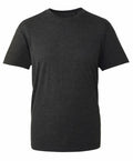 Anthem's AM010, a plain black t-shirt, showcased on a white background.