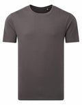 AM012 T-shirt in plain gray by Anthem on a white background.
