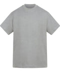 A T-Shirt product in plain light grey with short sleeves and a crew neckline is shown against a white background, featuring no visible logos, patterns, or designs.
