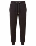 Anthem's AM030 are black jogger pants featuring a drawstring waist and side pockets.