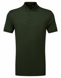 Asquith & Fox's AQ001, featuring a dark green polo shirt design with short sleeves and a buttoned collar.