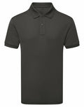 Asquith & Fox AQ002 polo shirt in dark green features a three-button placket and short sleeves.