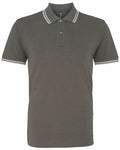 An Asquith & Fox AQ011 featuring a green design with a two-button placket and white trim on the collar and sleeves.