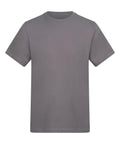 A grey short-sleeved T-shirt from the T-Shirts collection is shown against a white background, featuring a classic crew neck and a simple, logo-free design.