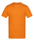 The T-Shirts product features a plain orange short-sleeve crew-neck design and is displayed against a white background.