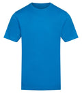 A plain, short-sleeved crew neck T-shirt in solid bright blue, with no logos or patterns, is showcased against a white background. Product Name: T-Shirts.