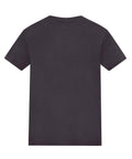 A solid dark grey, short-sleeved crew neck T-shirt from T-Shirts, shown flat on a white background.