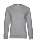 The Sweatshirts product is a plain, long-sleeved crew neck in light grey, shown against a white background. It features ribbed cuffs and hem with no visible logos or patterns.