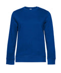The Sweatshirts product is a solid royal blue, long-sleeved crew neck sweatshirt with ribbed cuffs and hem, no visible logos or designs, shown on a white background.
