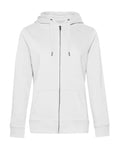 The Hoodies product is a light grey zip-up hoodie featuring a hood, drawstrings, long sleeves, and two front pockets, shown on a white background.