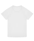 The T-Shirts product is shown laid flat on a white background, featuring short sleeves, a round neckline, and made from lightweight, breathable fabric.