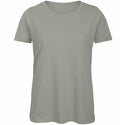A plain, light gray unisex B&C Collection T-shirt with short sleeves, product code B118F, displayed against a white background.
