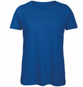 The B118F by B&C Collection is a plain blue short-sleeve t-shirt displayed against a white background.