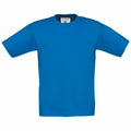 The B&C Collection B150B, a plain blue short-sleeve t-shirt, is displayed against a white background.