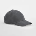 A Beechfield B172R baseball cap in gray is displayed against a plain white background.