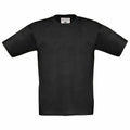 The B190B, a plain black short-sleeve T-shirt from B&C Collection, is showcased against a white background.