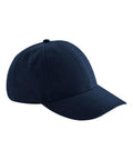Caps: A classic navy blue baseball cap featuring a curved peak and six-panel construction, displayed on a white background.