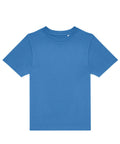 A T-shirts product in solid blue is displayed flat on a white background. It features short sleeves, a crew neckline, and has no visible logos, patterns, or designs.