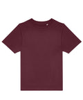 The T-shirts product is a plain, maroon short-sleeve tee with a crew neckline and no visible logos or designs, laid flat on a white background.