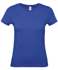 A plain blue short-sleeve B210F T-shirt from B&C Collection is displayed against a white background.