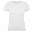 A B&C Collection B210F short-sleeve t-shirt featured on a white background, showcasing its round neckline and minimalist design.