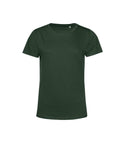 T-Shirts: Plain dark green short-sleeve crew neck shirt with a simple, unadorned design, displayed on a white background.