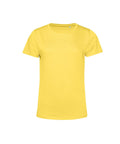 A plain yellow short-sleeve T-Shirts product is shown on a white background, featuring a classic crew neck with no visible designs or logos.