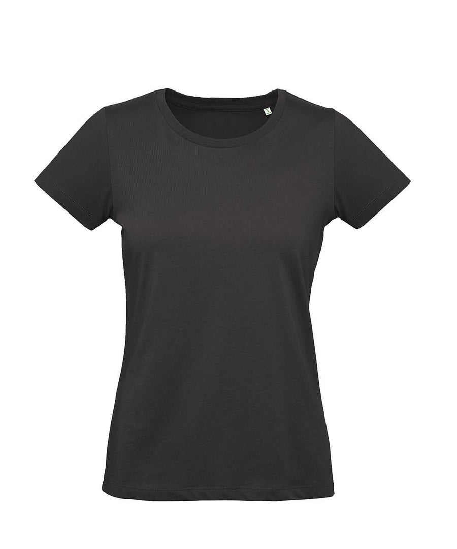 The T-Shirts product is a fitted, plain black short-sleeve crew neck with no visible logos or designs, displayed against a white background.