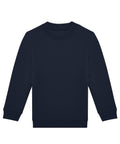 A solid dark navy blue, long-sleeved crew-neck sweatshirt from the Sweatshirts collection is displayed against a white background.