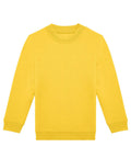 The Sweatshirts product is a plain yellow long-sleeve crew neck with ribbed cuffs, collar, and hem, displayed flat on a white background.