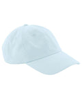 A light blue Caps baseball cap with a curved brim and stitched eyelets, displayed at a three-quarter angle on a white background.