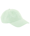 A light green Caps baseball cap with a curved peak and visible stitching is displayed against a white background.