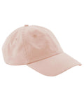 A light pink Caps baseball cap with a curved brim and visible stitching is displayed on a white background.