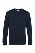 A plain black crewneck sweatshirt from B&C Collection, identified as product BA010, is displayed against a white background. It features long sleeves and a simple design without any visible logos or patterns.