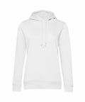 The BA01F hoodie from B&C Collection features a minimalist design with a drawstring hood and long sleeves, presented against a plain white background.