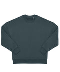 A dark green crewneck sweatshirt from Sweatshirts with long sleeves, ribbed cuffs, and waistband is shown against a white background.