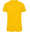 The BA118 by B&C Collection is shown against a white background. This plain yellow t-shirt features a crew neck and short sleeves, highlighting its simple and classic design.