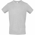 BA210 by B&C Collection: A plain gray T-shirt featuring short sleeves and a round neckline, displayed on a white background.