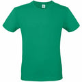 The BA210 from B&C Collection is a plain green short-sleeve T-shirt featured on a white background.