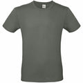 The B&C Collection's BA210 is a short-sleeved, crew neck T-shirt in plain olive green against a white background.