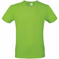 The BA210 from B&C Collection, a plain bright green T-shirt with short sleeves and a round neckline, is displayed against a white background.