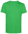 A plain BA212 green T-shirt from B&C Collection displayed on a white background.