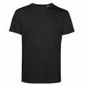 Displayed on a white background, the BA212 from B&C Collection is a plain black T-shirt featuring short sleeves and a round neckline, free of any visible logos or designs.