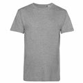 A plain gray T-shirt from the B&C Collection, labeled as product BA212, displayed against a white background. The shirt features short sleeves and a simple round neckline, highlighting its basic casual design.