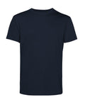 A plain black BA212 T-shirt from B&C Collection, set against a white background. This T-shirt features short sleeves and a classic crew neck design.
